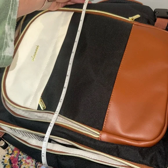 Lovevook Women's Black and Brown Backpack - Picture 10 of 11